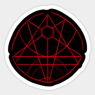 Fear Street Devil Star - RL Stine Inspired Sticker